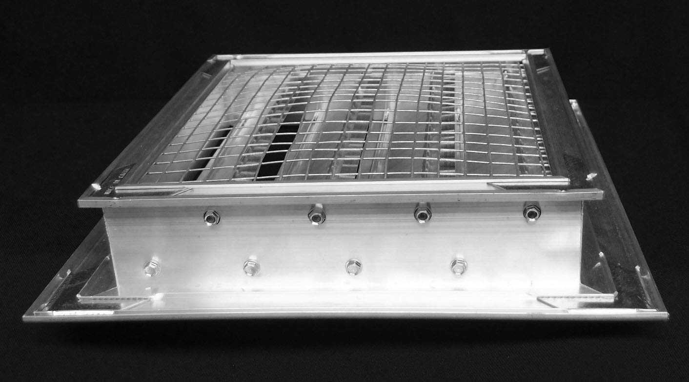 HVAC Premium HVAC Premium 10"W x 8"H Aluminum Exterior Gable Louver Vent for Walls & Crawlspace - Weather-Resistant Air Grille with Screen Mesh - [Outer Dimensions 11.75"W x 9.75"H] in use