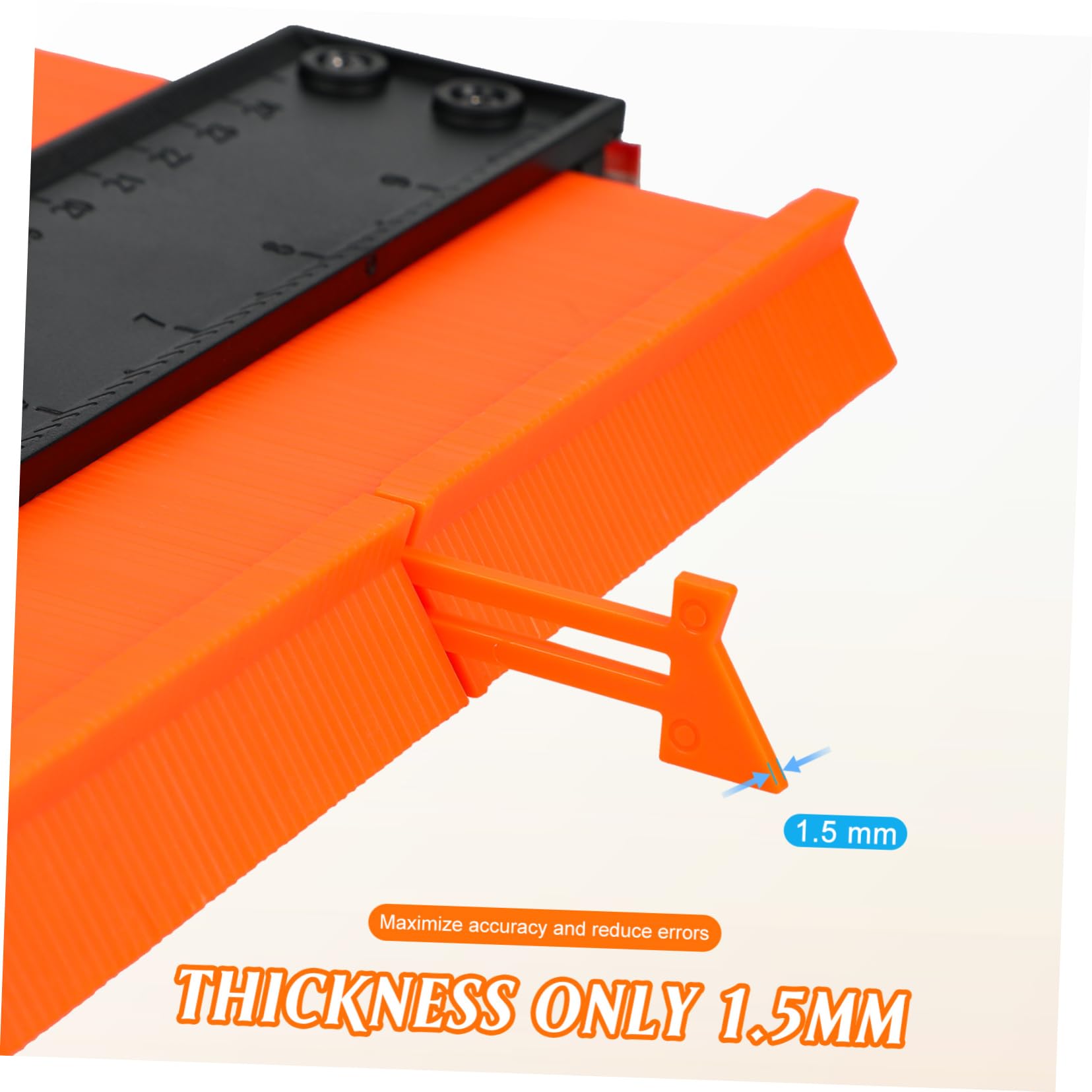 Veemoon 2pezzi Contorno Bloccabile e Strumento Misurazione Multi- Righello Precisione Chiusura Per Lavori Falegnameria e Progetti Diy