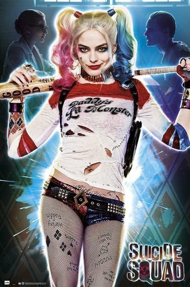 Suicide Squad - Movie Poster (Daddy's Little Girl - Harley Quinn) (Size: 24" x 36")