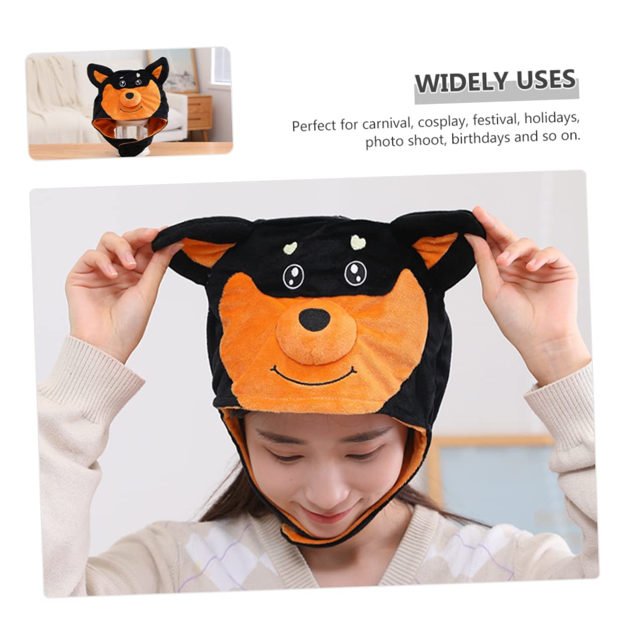 ifundom 3piezas Sombrero De Fiesta Diseño De Perro Para Celebraciones Accesorio De Desempeño y Decoración De Eventos Para Fiestas Temáticas y Fotografía
