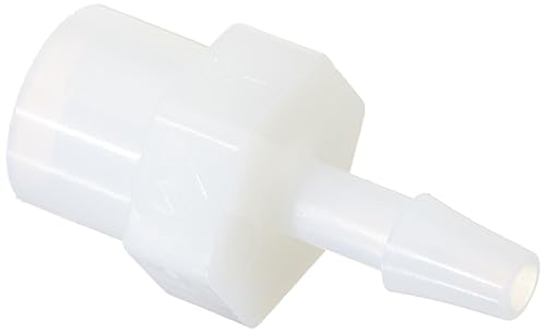 Parker Hannifin 326HB-3-2N-pk5 Par-Barb - Conector hembra de nailon, lengüeta de manguera de 316 pulgadas x 18 pulgadas hembra NPT, blanco (paquete