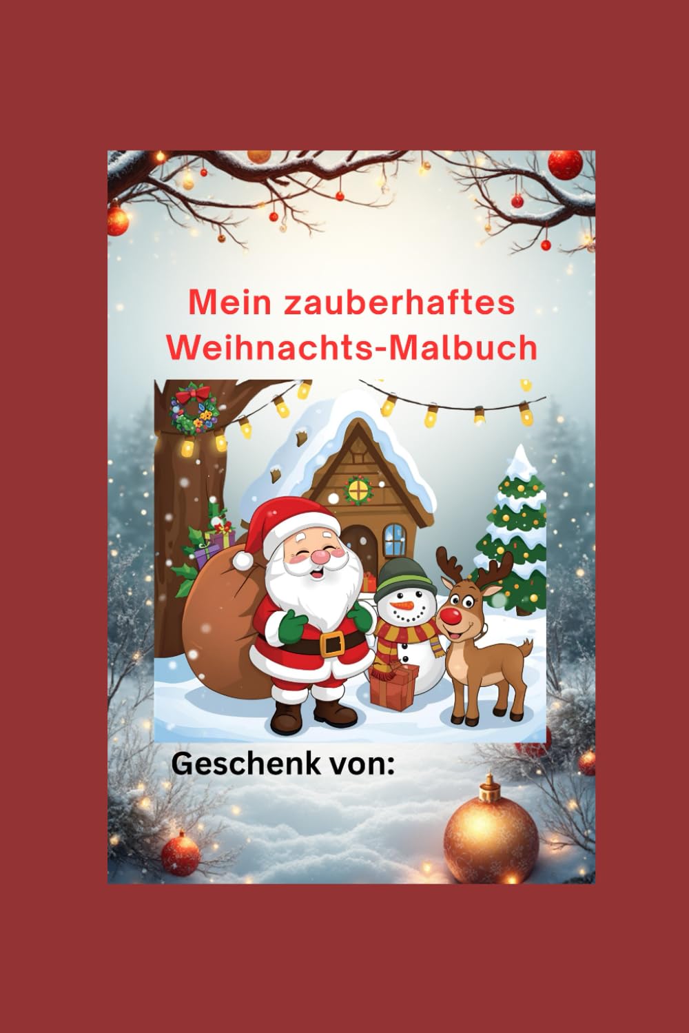 Mein zauberhaftes Weihnachts-Malbuch