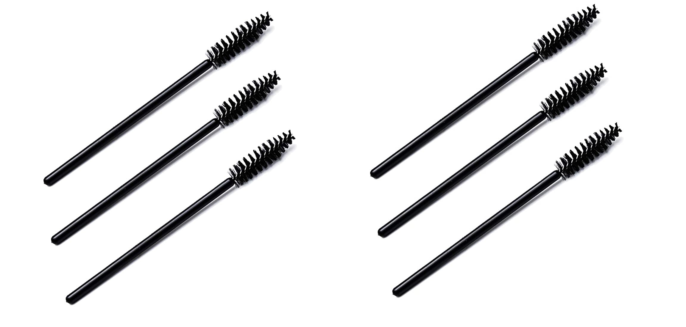 Mapperz Mascara Eyelash Wands Brush for Eyelash Extension Eyebrow and Makeup Color/Makeup Brush Eyebrow Eyelash Comb Wand for Extension Makeup Brush Tool, Black (pack of 6)-picture-31