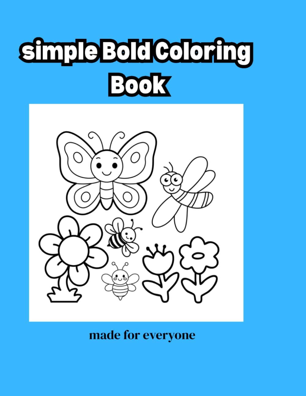 Simple Bold Coloring Book
