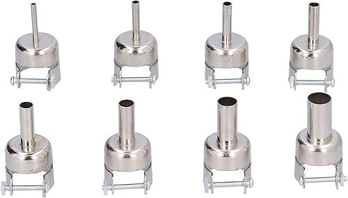 Kit de boquilla de pistola de aire caliente, material de aleación de aluminio 850, accesorios de estación de desoldadura de pistola de aire caliente