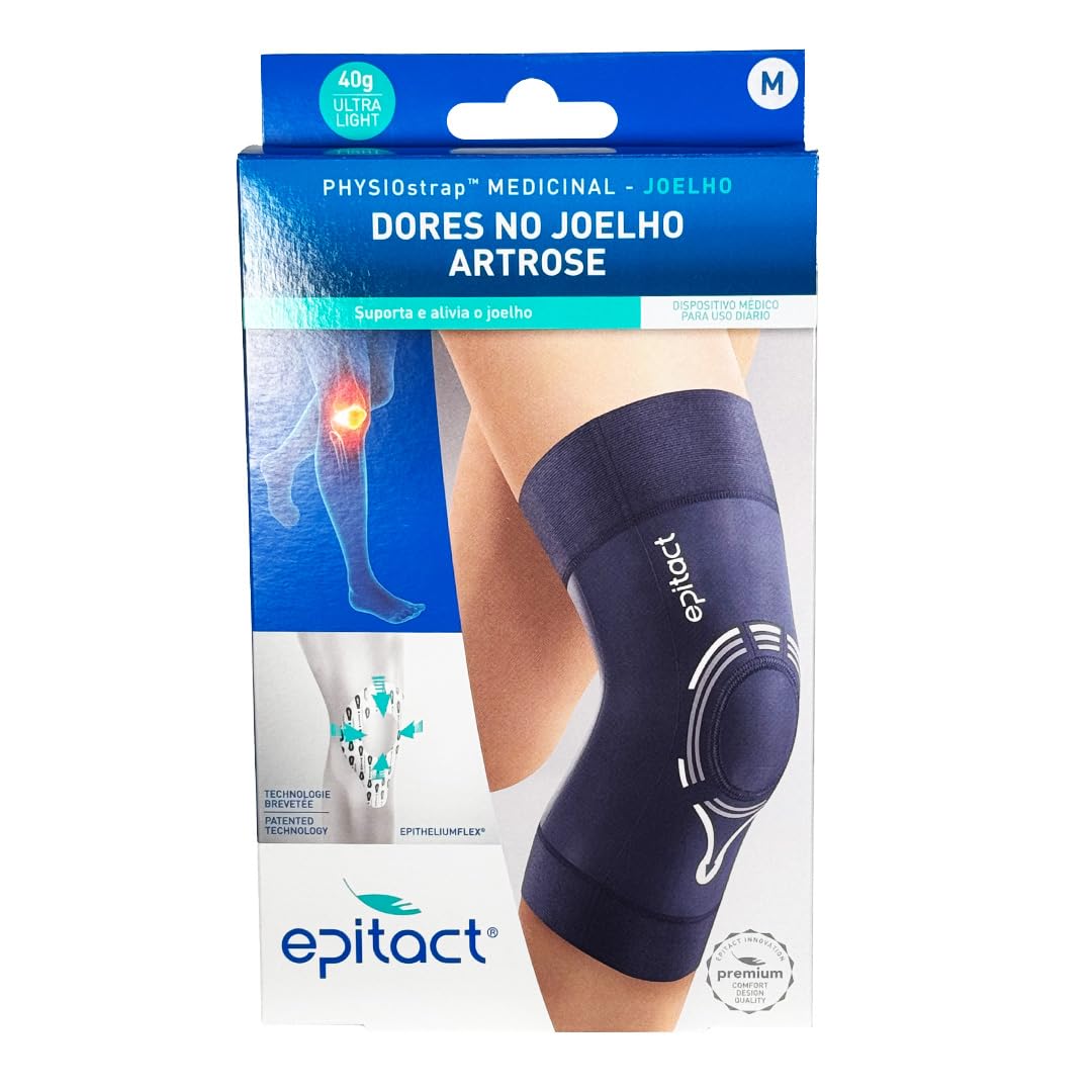 Epitact - Opaska na kolana Physiostrap: Wspiera i stabilizuje kolana - rozmiar M