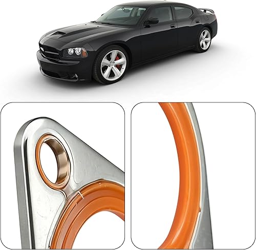 Miniatura 6 de Junta de carcasa de termostato para SBC, termostato de automóvil, junta de carcasa de cuello de agua, salida de refrigerante del motor, repuesto de