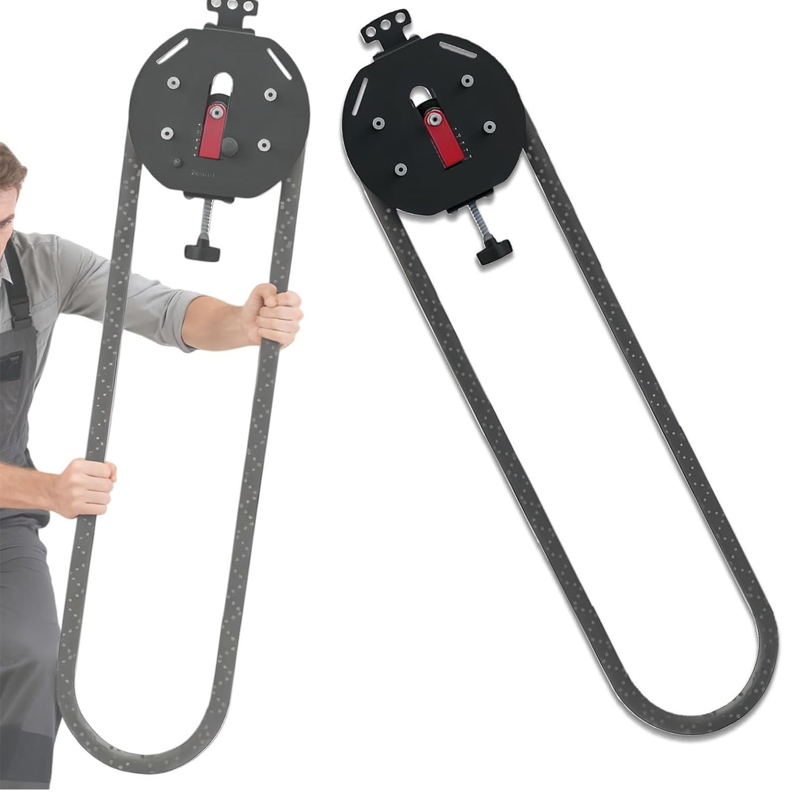 Lina Treningowa Pull Rope, Trenażer z Liną Bez Końca, System Bloczków Linowych Do Domowej Siłowni, Nylonowa Lina o Długości 13 Stóp w Pętli Zamkniętej, Regulowany Opór Do 30 Kg, Do Ćwiczeń Chwytu