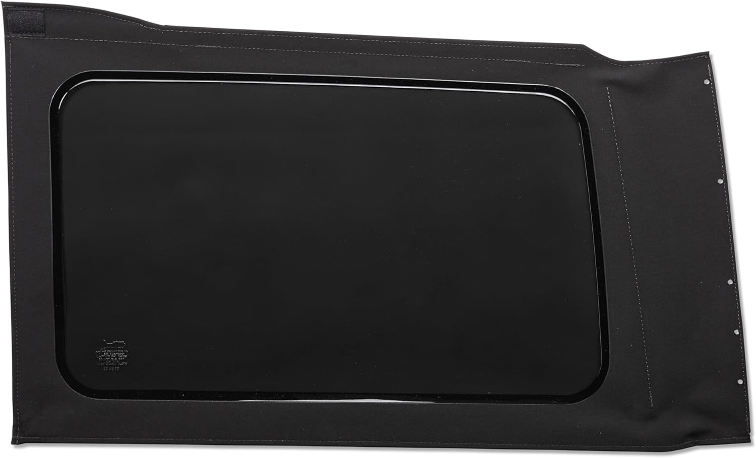 Bestop 5830317 OE JL Replacement Windows - Jeep 2018-Current Wrangler JL (Quarter Left Hand; 4-Door; Black Twill; Tinted)