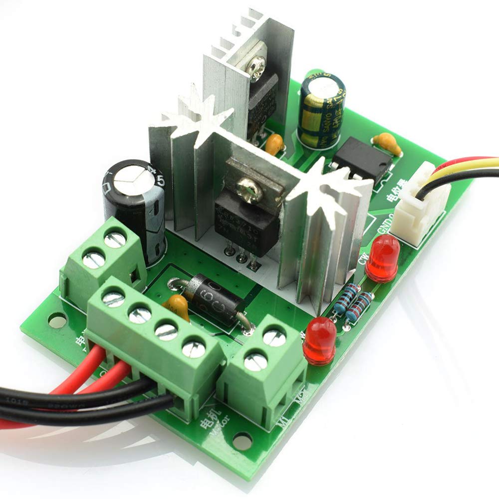 Contrôleur de vitesse - Contrôleur de moteur 12V 24V CC 6-60V 36V 48V