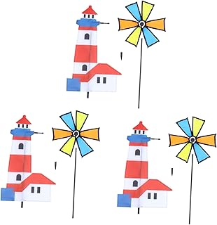 EXQUIMEUBLE 3pcs Cloth Children's Windmill Outside Toys Playset Goblincore Room Decor Spinners Garden Pinwheel Toys Indoor Windmill Ornament Kid Pinwheel Toys Outdoor Pinwheel Decors
