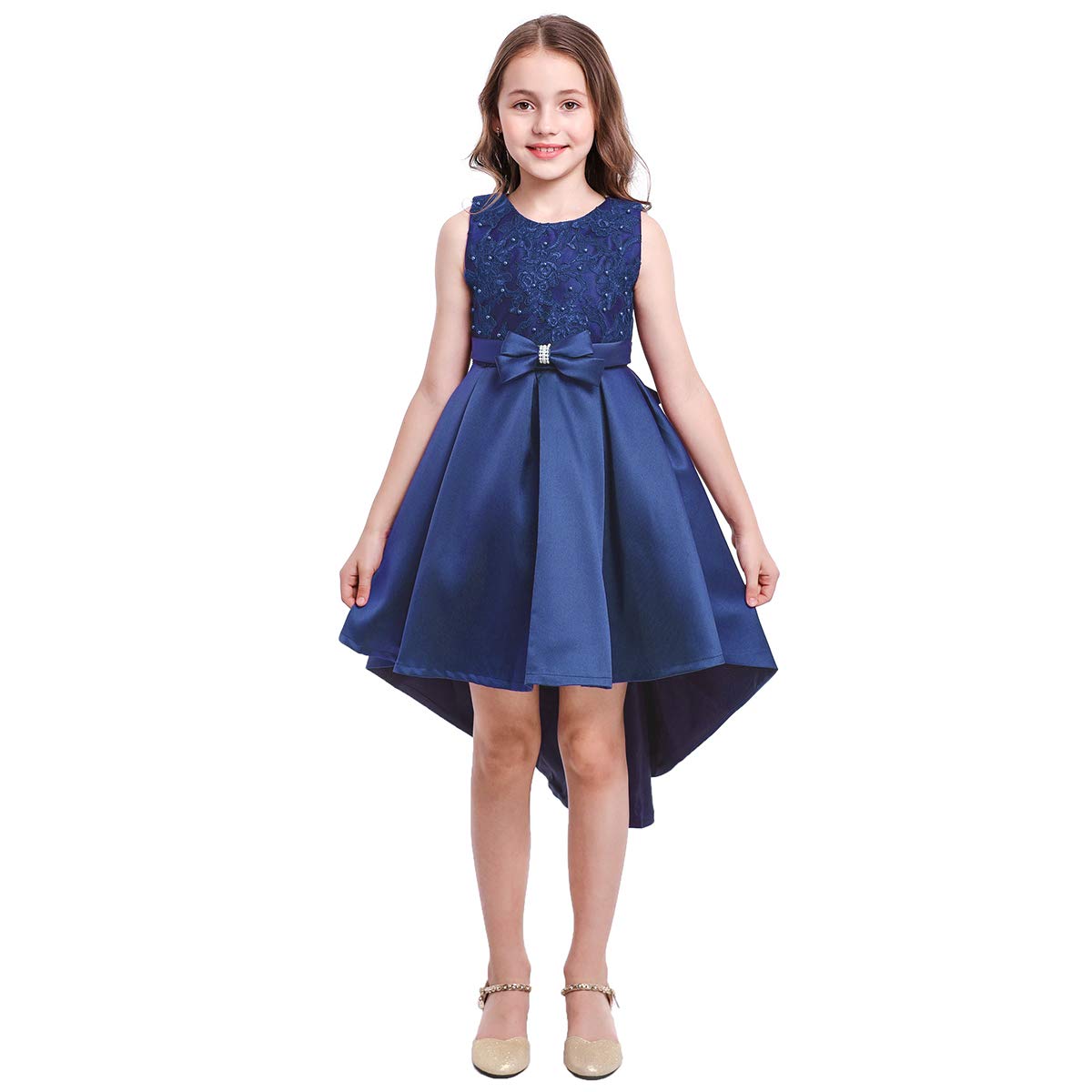 Cookie Abito A-Line in Tulle Fiocco Verde Salvia