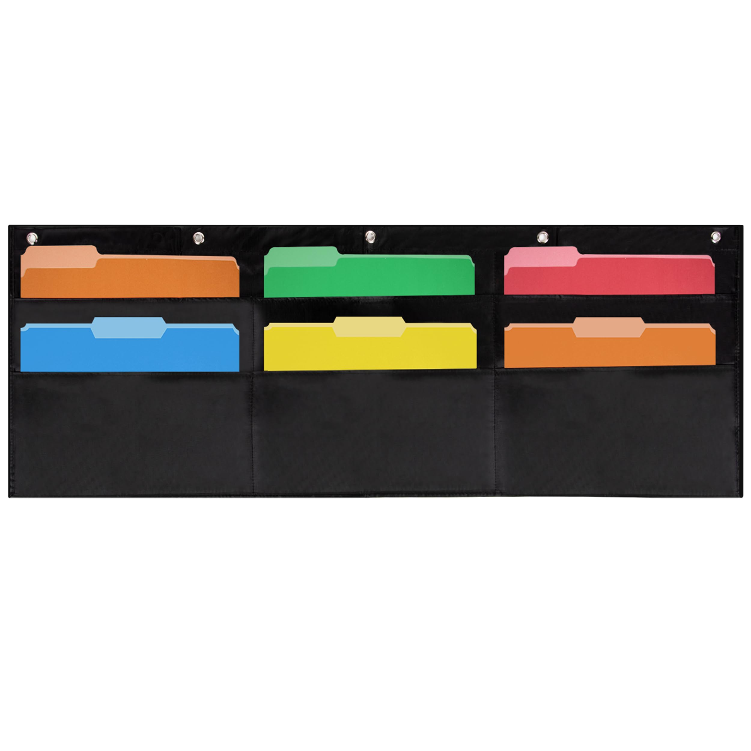 10 Pocket Horizontal Storage Pocket Chart, Hanging Wall File Organizer - View #12