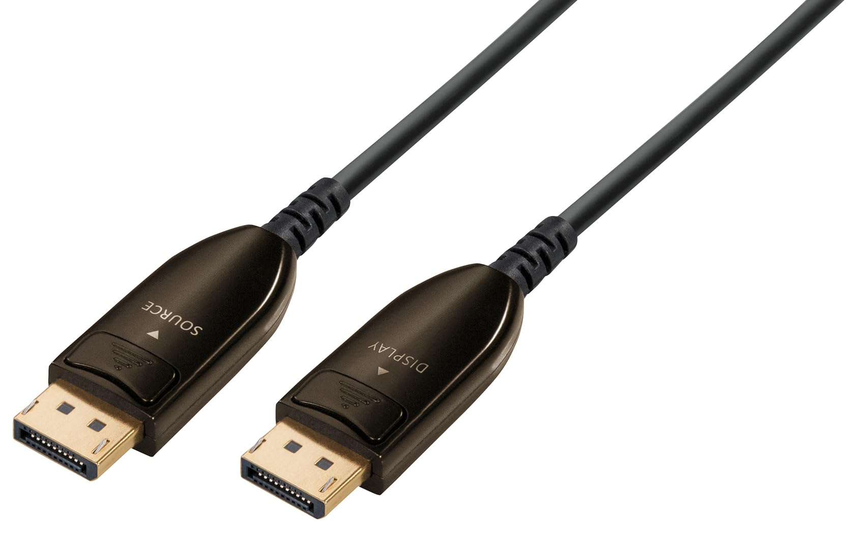 Maxtrack DisplayPort/cavo di collegamento in fibra ottica DisplayPort maschio 20 m nero