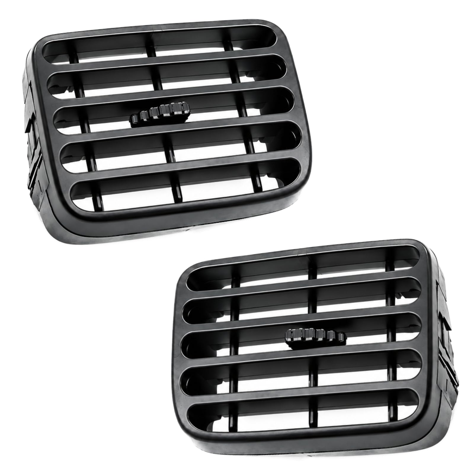 Twowinds - Griglia di Ventilazione 7702258280 Compatibile con Renault Clio 2 (1998-2001) Thalia (2001-2006) - Sinistra e Destra - 7702258279 - Bocchette Cruscotto - Aria Condizionata - Nero (2 pezzi)