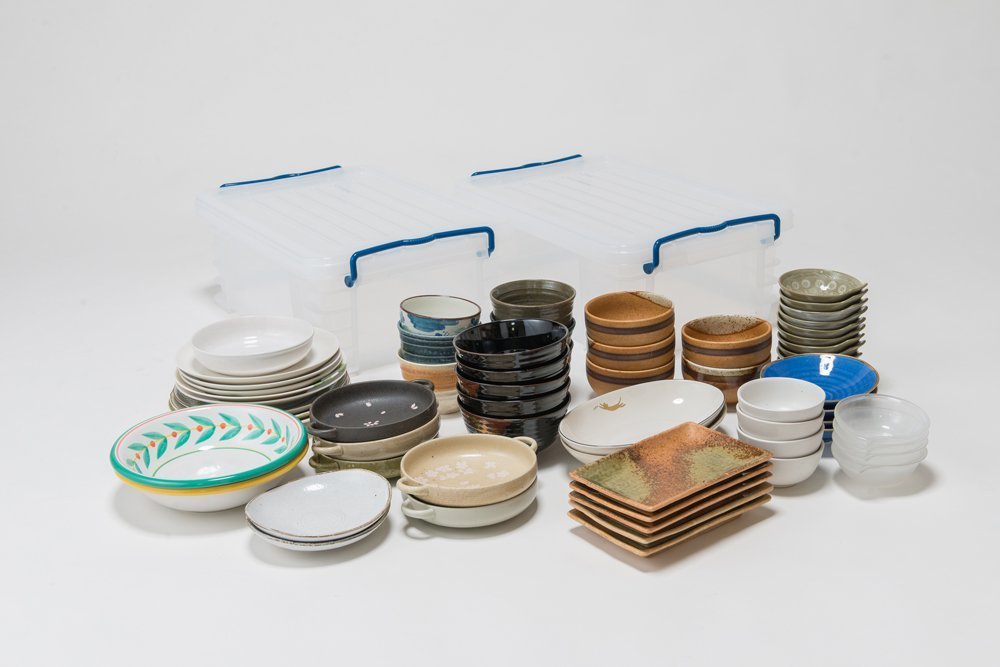 和風食器セット 収納ケース付き Amazon｜平和工業 収納ケース 2個組 4907556193339｜収納ケース