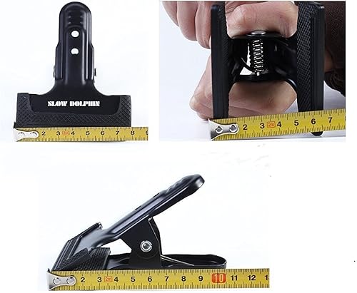 Miniatura 6 de SLOW DOLPHIN Soporte para trípode con clip de cámara con soporte reflector de flash con tornillo de 14 de pulgada, giro de 360 grados para cámara de