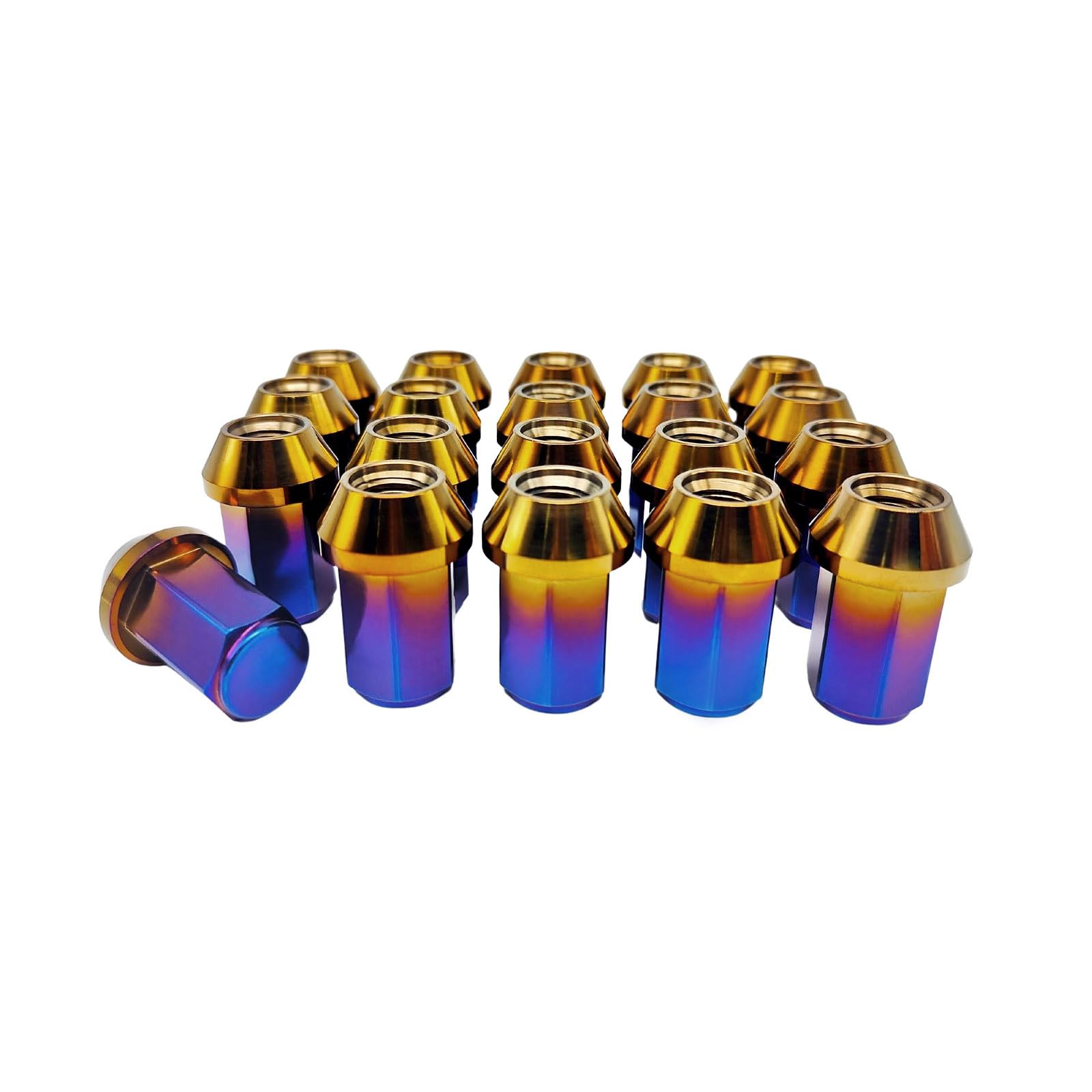 Bullone Ruota Auto Stellare Sede Conica 60&deg; Passo M12X1,75 30mm Zinc Bianca Vst20g30