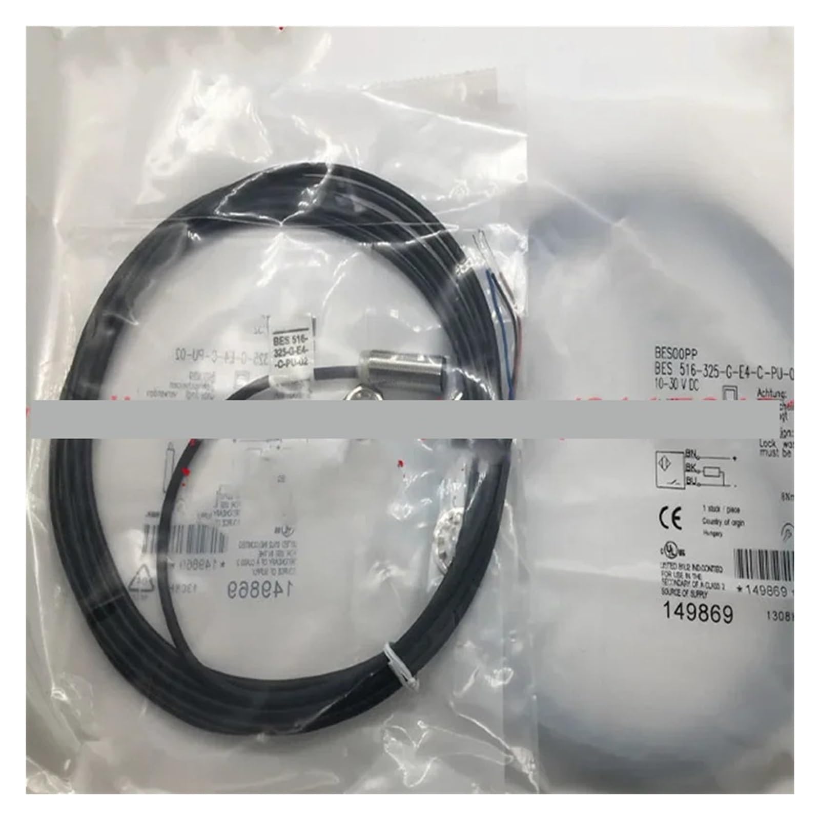 NACODLUL 3pcs Proximity Sensor BES516-324-G-E4-C-PU-03 BES516-326-G-E4-C-PU-03 516-325-G-E4-C-PU-03 BES516-324-G-E4-C-03(-326-G-E4-C-PU-03)