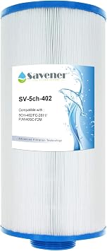 Pool & Spa Filter Cartridge Replacement for 6540-723, PJW40SC-F2M, Filbur FC-2811,Unicel 5CH-402,40 sq.ft hot tub Filter 1 Pack