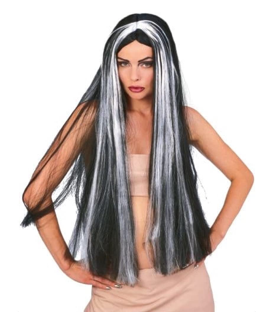 Rubie's womens 36-inch Streaked Witch Wig Party Supplies, As Shown, 26-Inch US