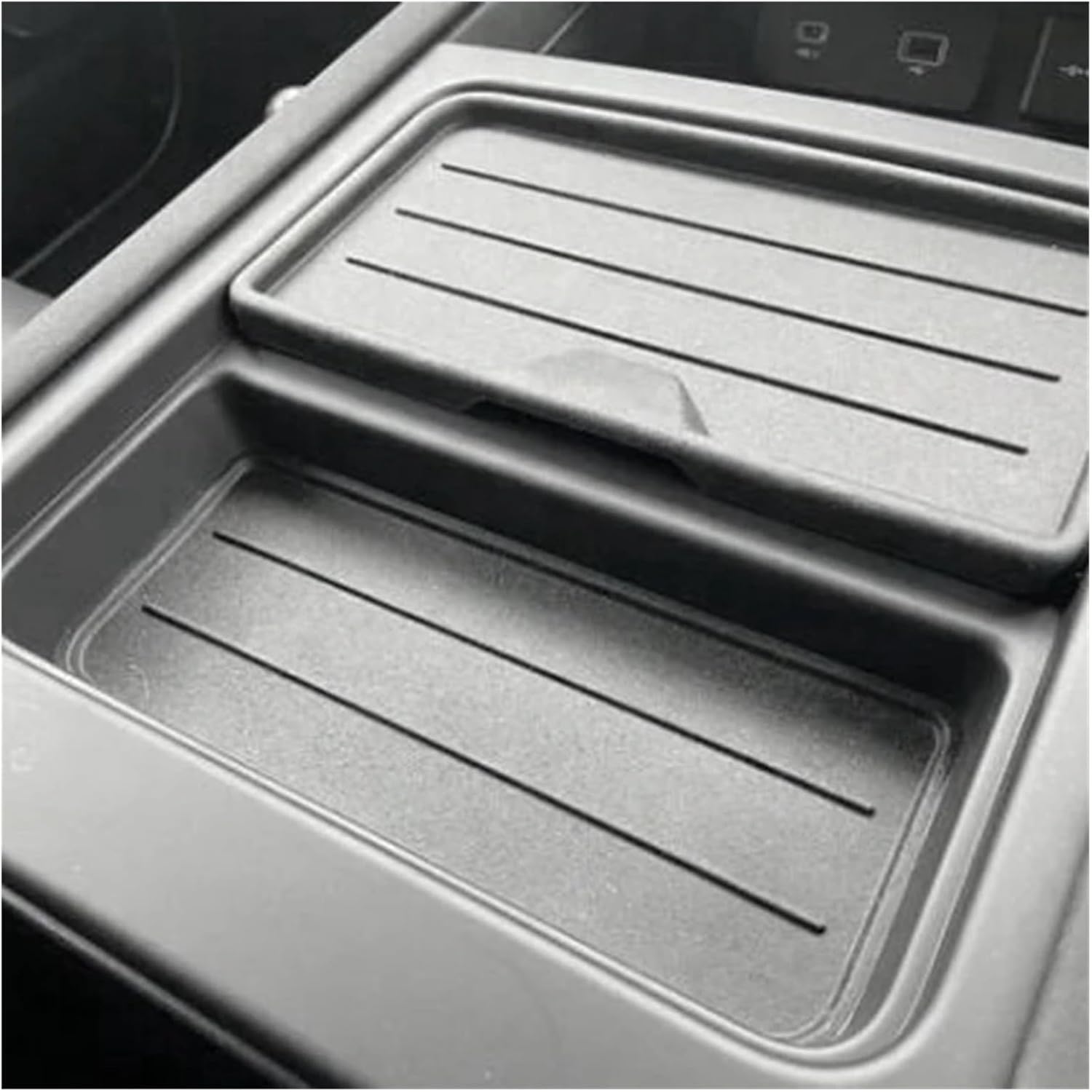Car Center Console Cup Holder Cover Tray Lid Organiser Cover LR131904 Compatible For Land Rover Defender L663 2020-2025