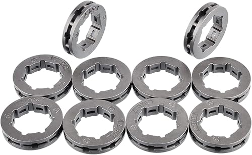 Miniatura 2 de Piñón de borde de tambor de embrague 7T de 38 "7T para motosierra STIHL 038 MS380 MS381 MS440