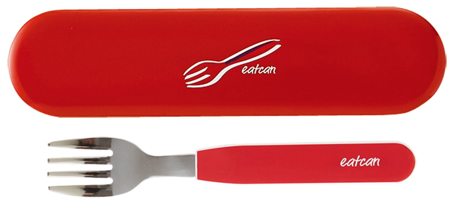 Takenaka T-76488 Made in Japan Takenaka Fork Eatcan Case Set, Red