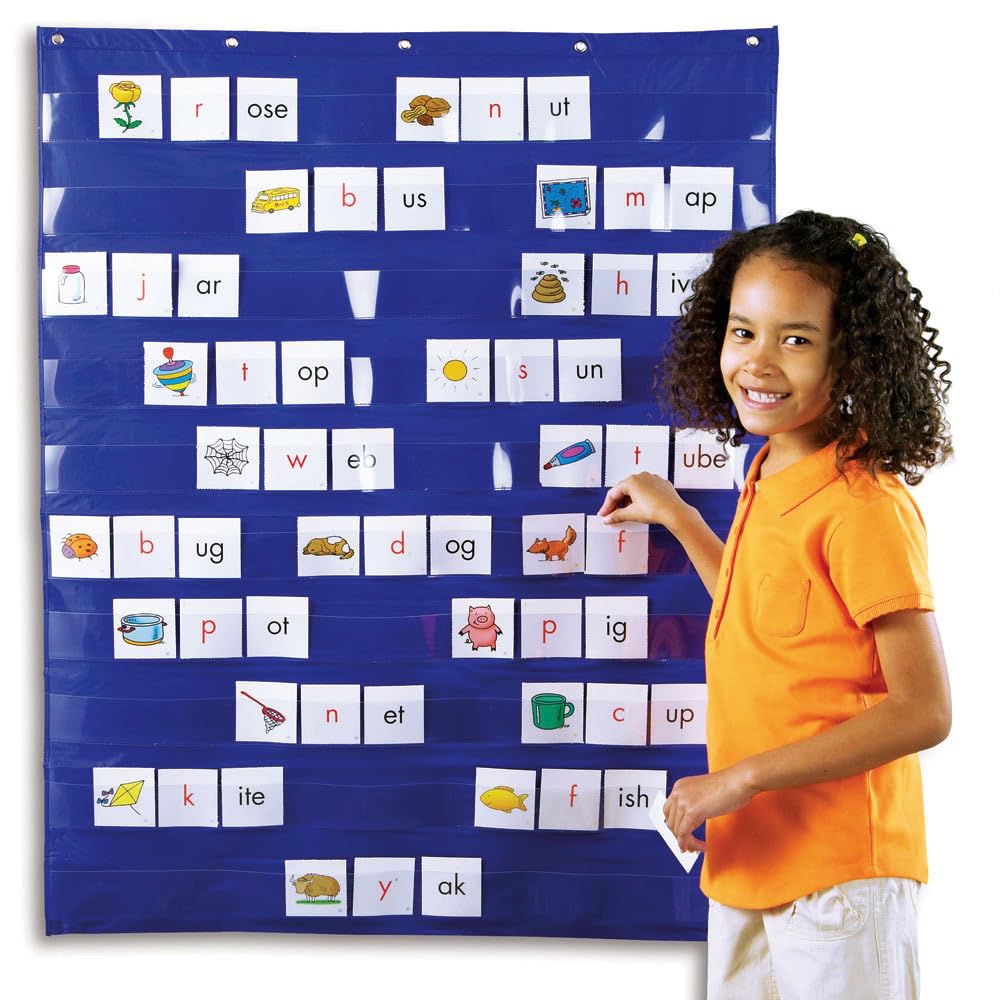 Tableau à Poches Mural Learning Resources – Organisation de Classe – Planning Visuel & Présence