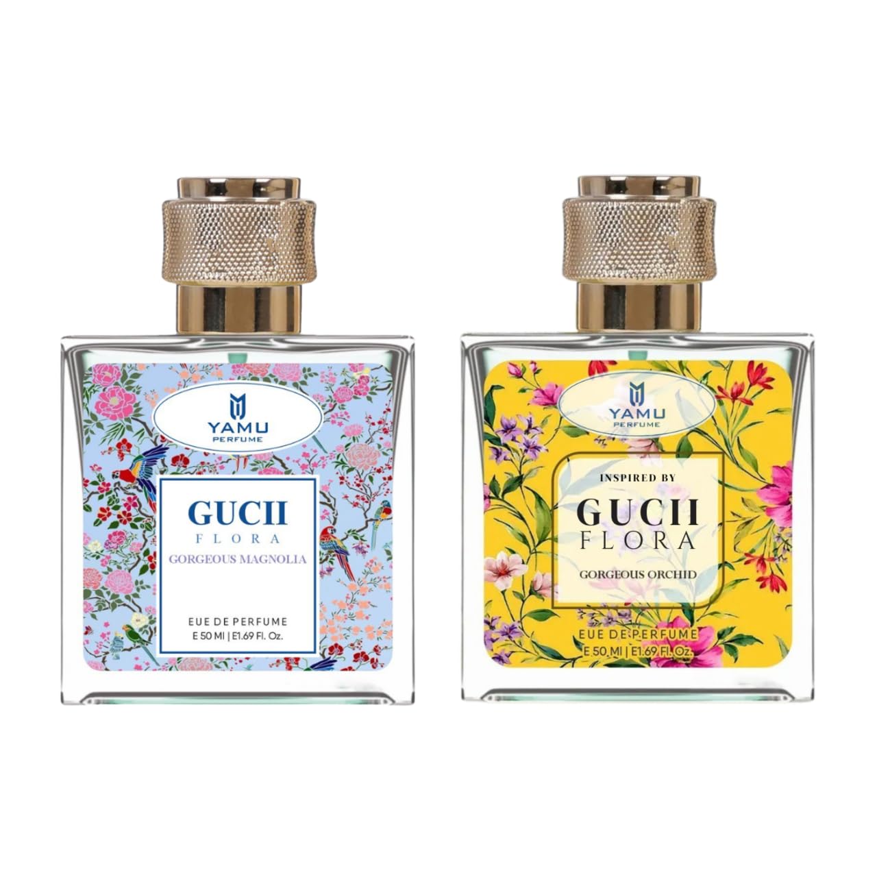 Perfume Gorgeous Magnolia | Gorgeous Orchid - 50ml Eau de Parfum for Women | Long Lasting Floral & Fruity Scent with Dewberry, Magnolia & Patchouli | Luxury Fragrance (GUCII FLORA)-image-36