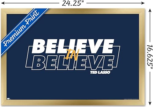 Miniatura 9 de Trends International Ted Lasso - Póster de pared Believe In Believe