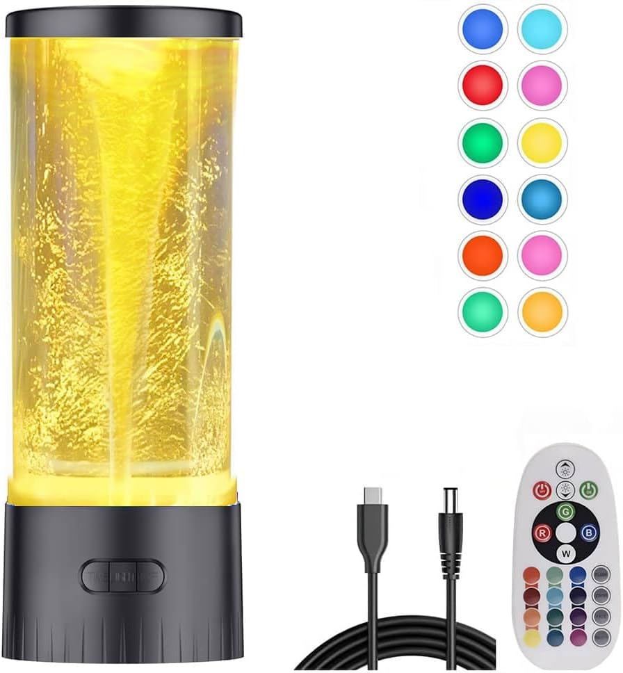 12.5Inches Twister Hurricane Light with Remote & Breath Light - Water Vortex Mood Lamp, Fun and Exciting Gift for Boys,Girls, Kids Christmas Birthday Holiday