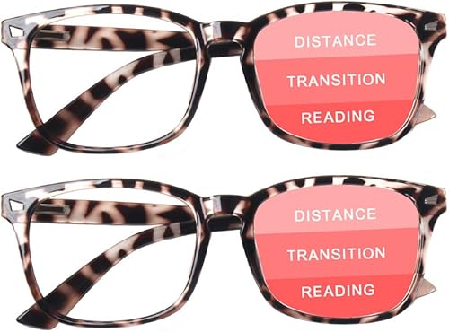 Miniatura 7 de SIGVAN Anteojos progresivos multifocales para computadora para mujeres y hombres, con bloqueo de luz azul, lentes de lectura con bisagra de resorte