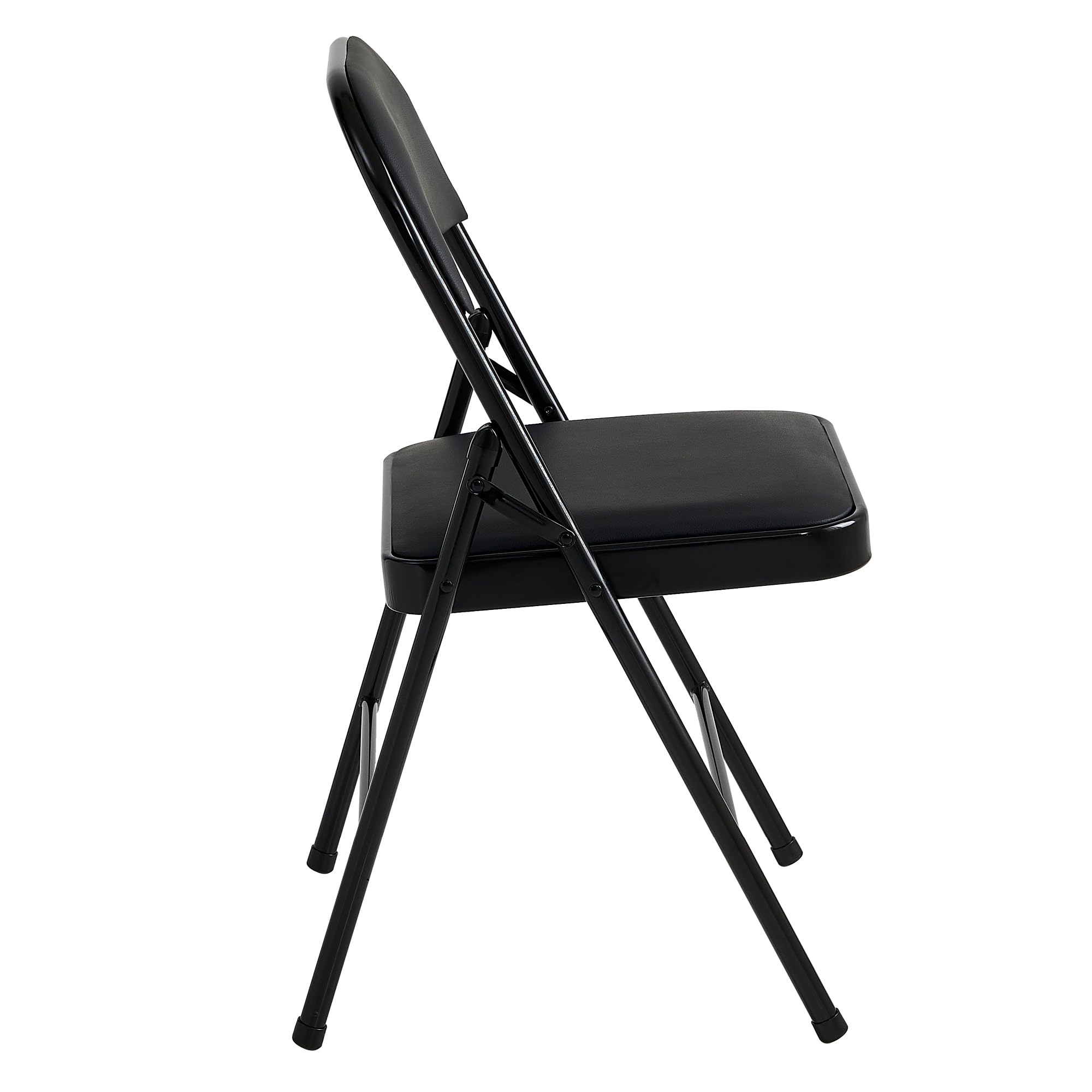 Set van 2 klapstoelen Felix zwart/zwart