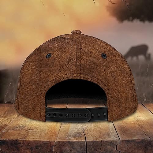 Miniatura 3 de Gorra clásica personalizada de cazador de ciervos, grandes artículos para hombres y mujeres. Nombre personalizado