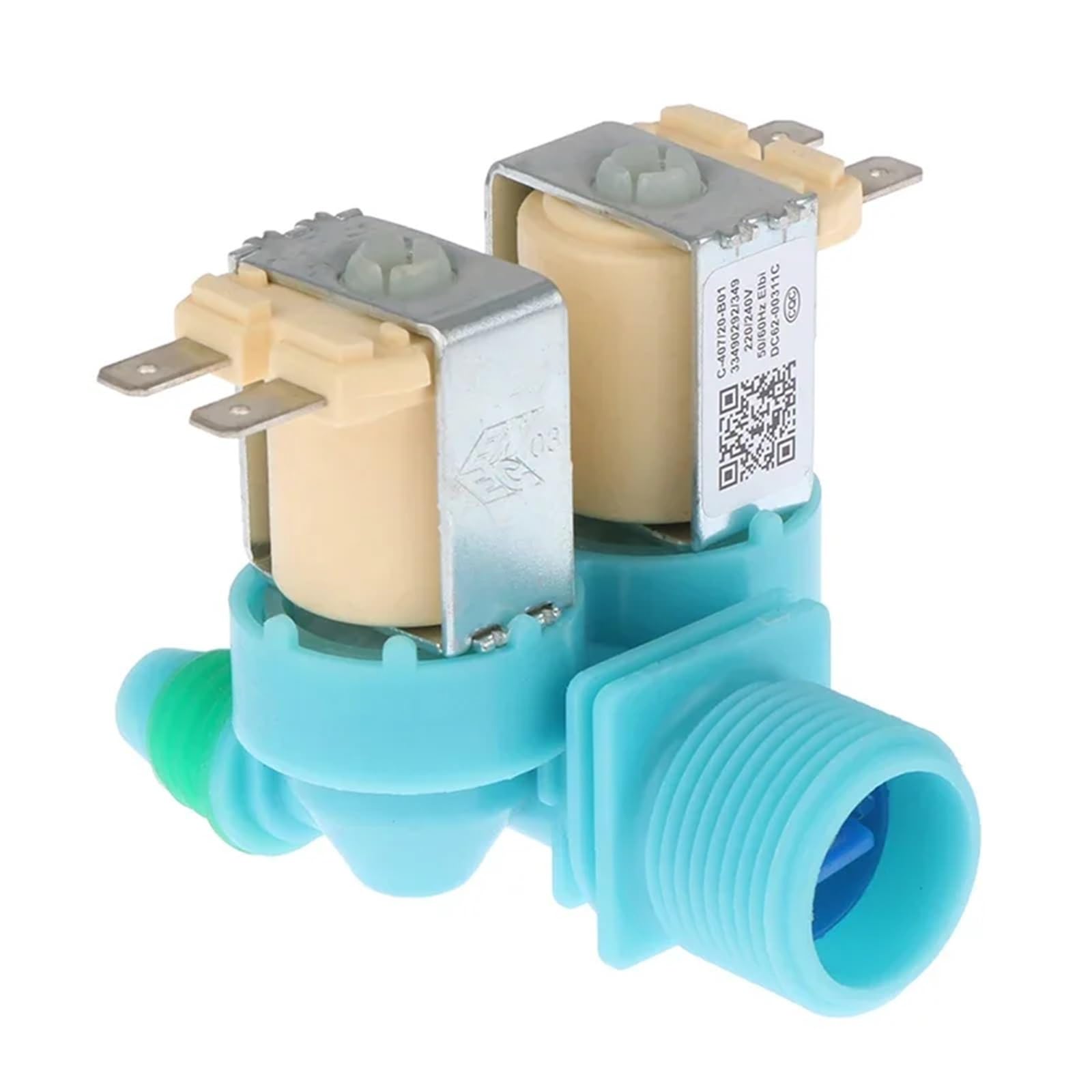 Eqimmflj One Color Dc62-00311C Wv81012 Water Inlet Solenoid Valve For Washing Machine Double Head Water Inlet Valve Dc62-00311F Dc62-00311G
