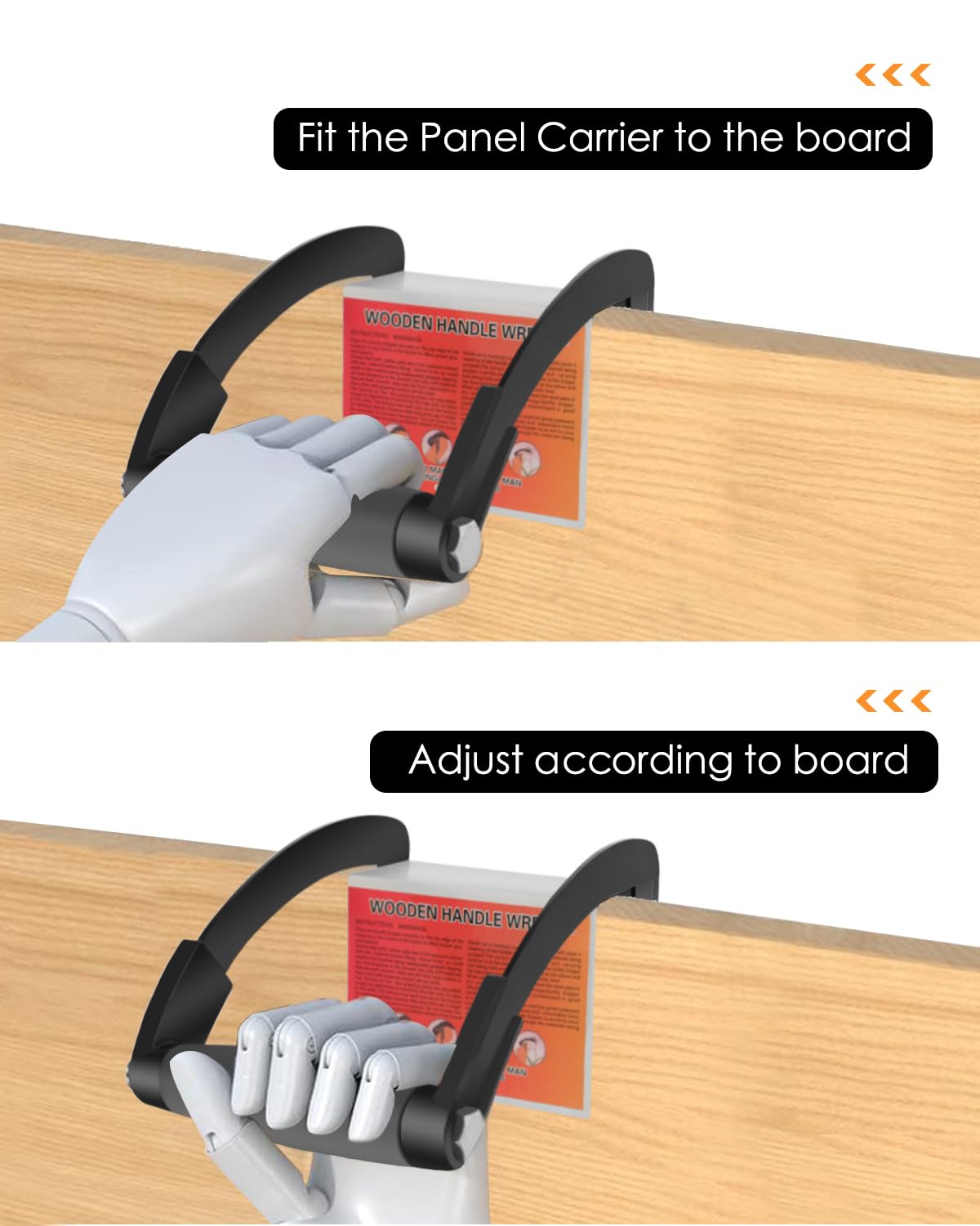 2 PCS Panel And Plywood Carrier, Plywood Lifting Tool And