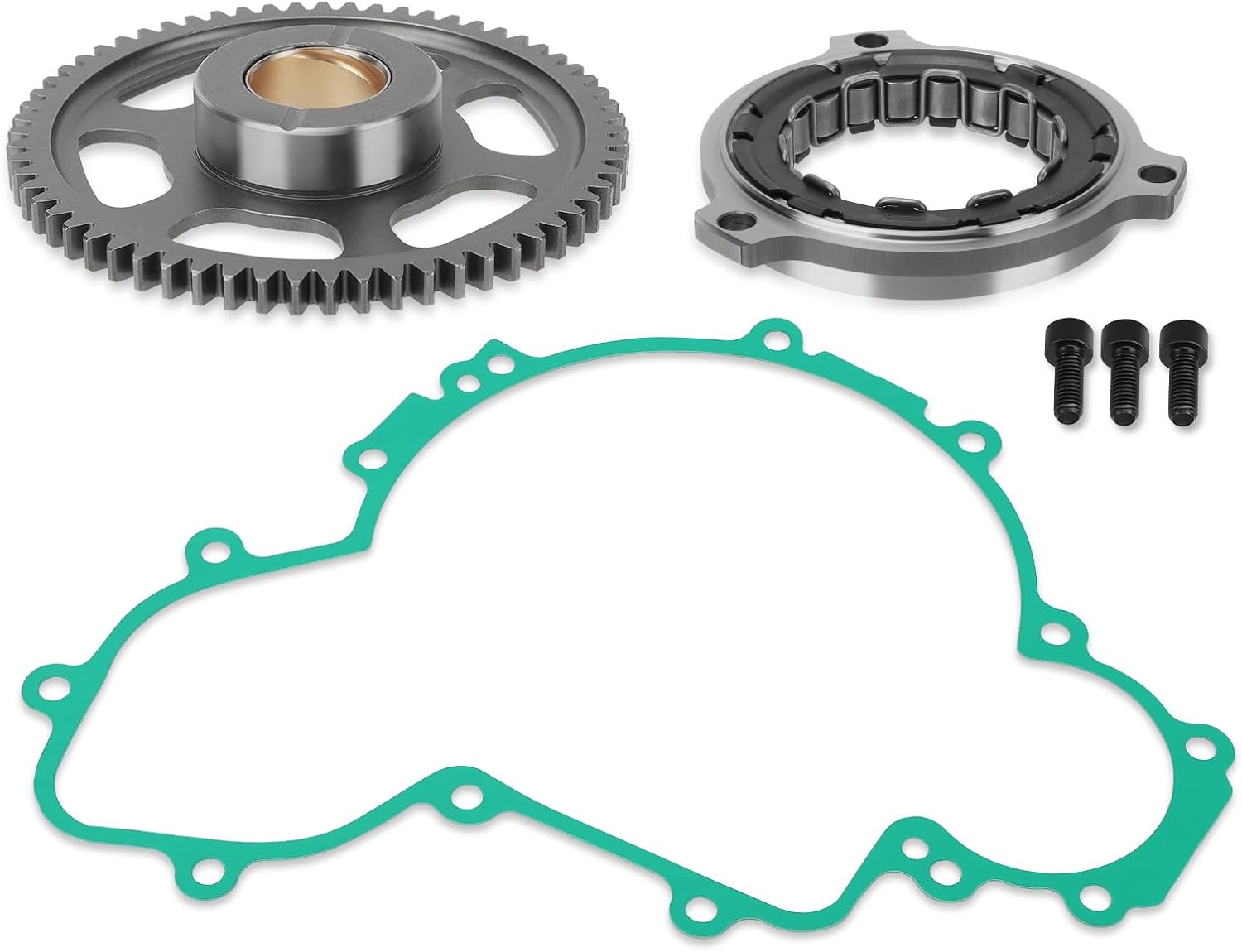 M MATI Starter One Way Clutch Idler Gear Gasket Kit for Polaris RZR 900 XP 2011-2012 RZR 900 XP 4 2012 6230467 1204184