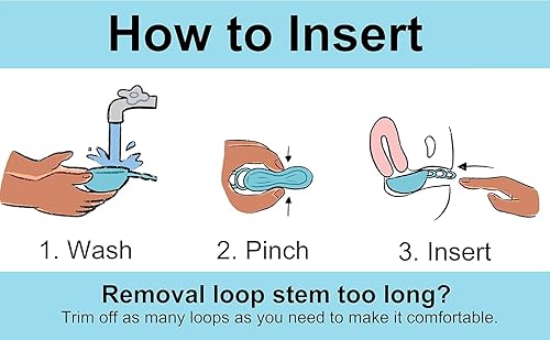 Miniatura 4 de MOONTHLIES Disco menstrual reutilizable  Disco de período con vástago de bucle de extracción  Alternativa a las copas menstruales para flujo ligero