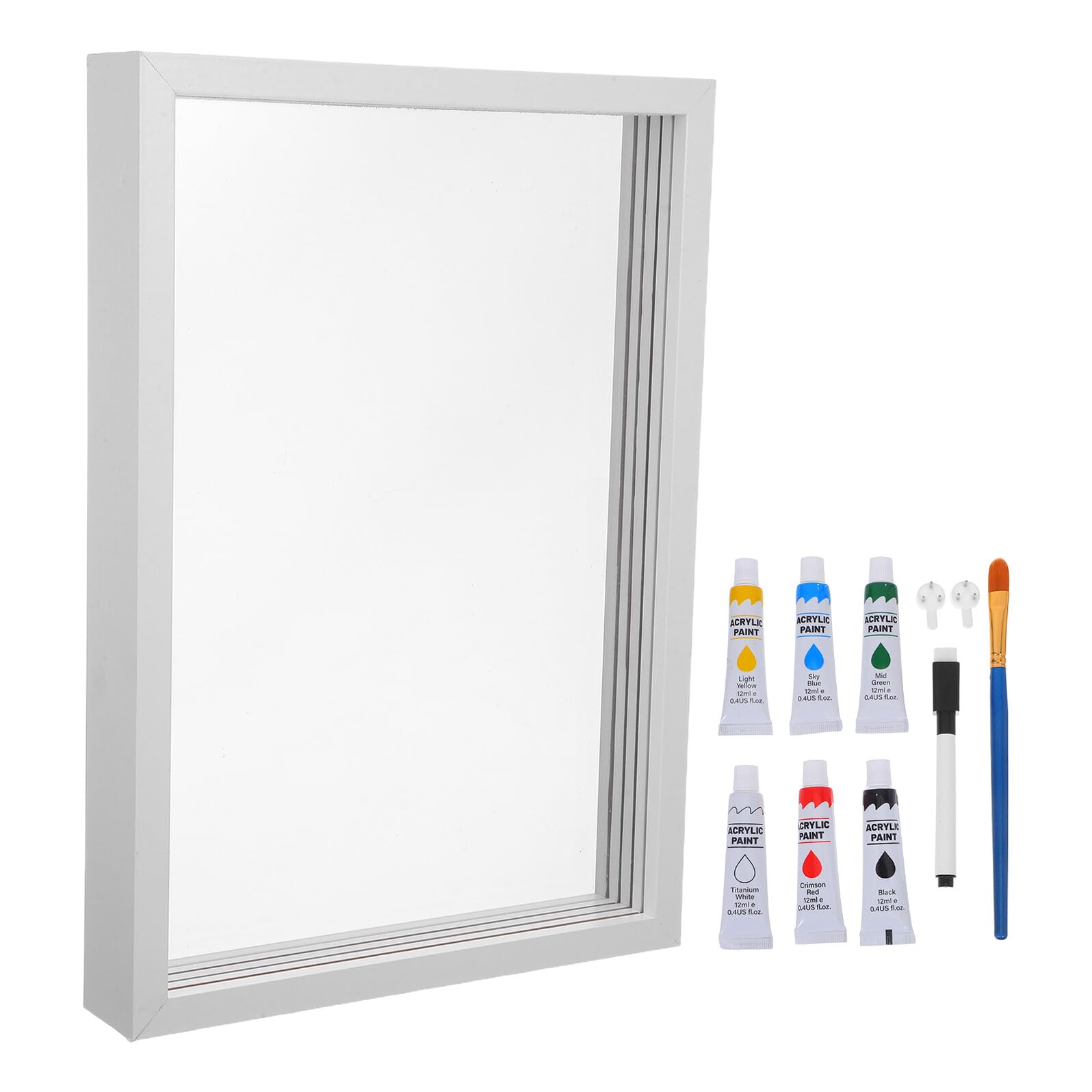 Kit Cornici in Legno per Impronte Mani e Piedi di Famiglia Set Calchi Fai da Te per Coppie e Cornice Ricordo Artigianale per Foto di Famiglia e Celebrazioni