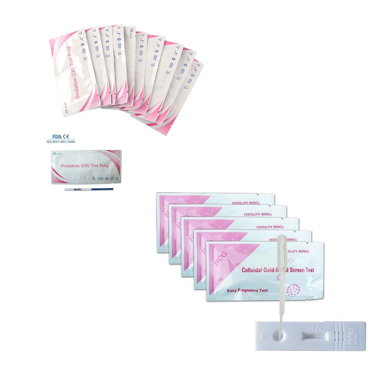 Buy 50 X Ovulation (LH) Highly Sensitive 20 MLU Fertility Tests & 10 X