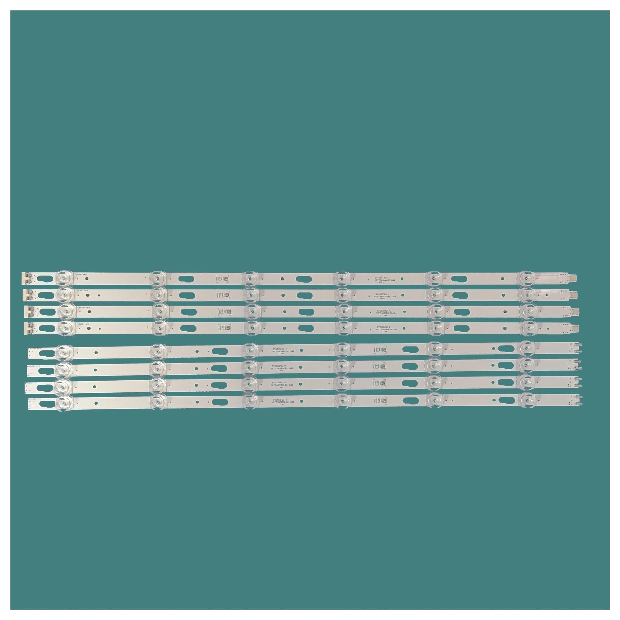 HYKPSTYJY LED Strip for GU58AU7179U UE58AU7110K UE58AU7160U UE58AU7570U UE58TU7100K un58au7000f UN58TU7000P UE58TU7105K UE58TU7110(16pcs for 2TV)