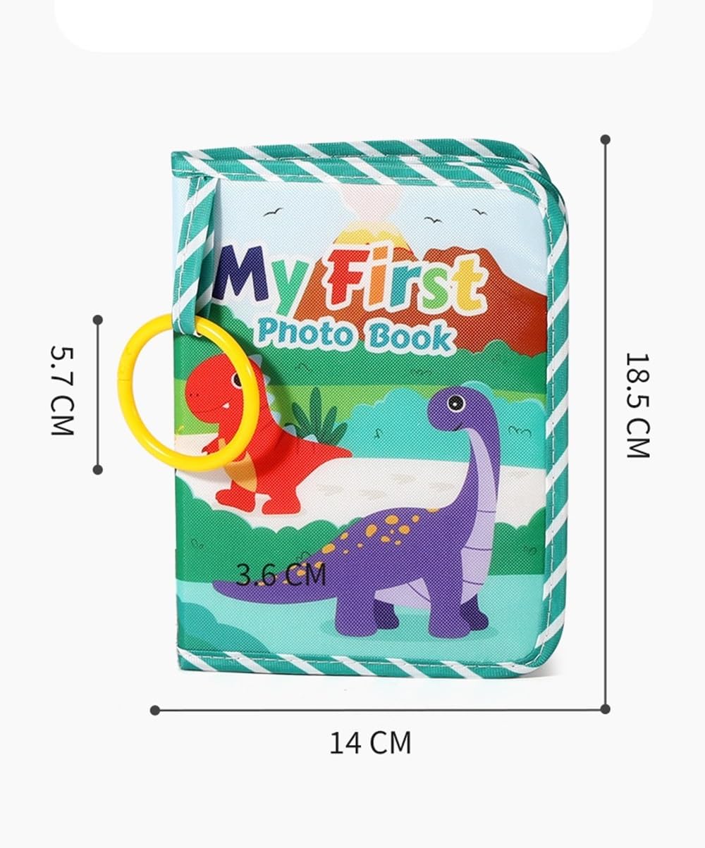 First Photo Book Album For Babies Boys Infant Dinosaurs Design for Memories Family Newborns Toddlers Baby Showers Kids - Image 4