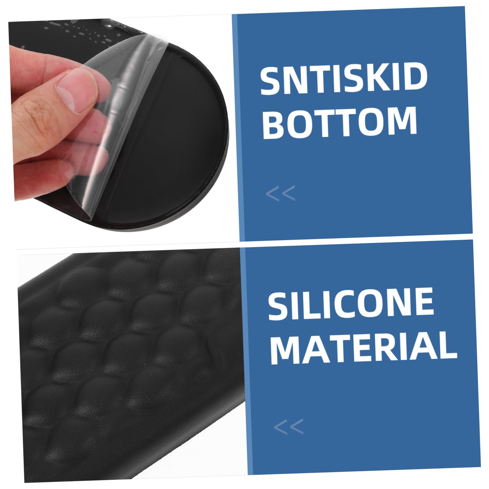 HAPINARY Computer Accessory: Wrist Pad Support for Keyboard Mouse Ergonomic Design for Office Use