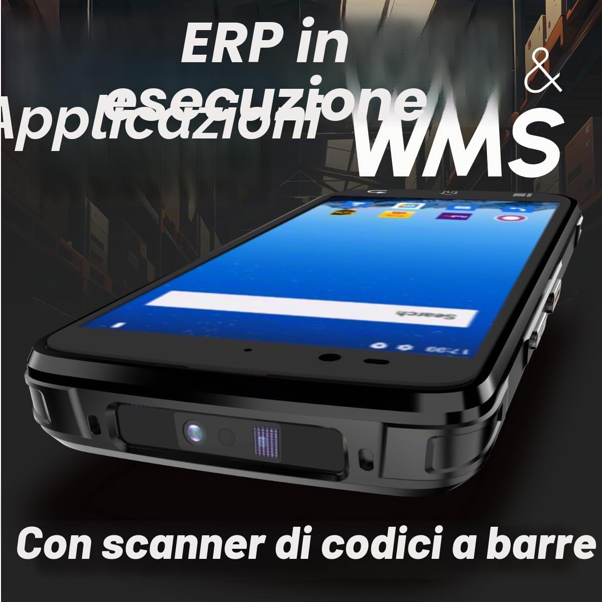 Rayoungtek Scanner di codici a barre Android 1D/2D/QR Android 12 4+64GB con Zebra SE4710 Motore di scansione 4G Wireless Mobile Computer N77