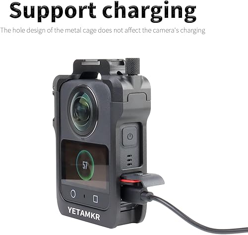 Miniatura 8 de Kit de protección 5 en 1 funda metálica para accesorios DJI Osmo 360, jaula de aluminio para cámara con soporte de expansión múltiple, marco