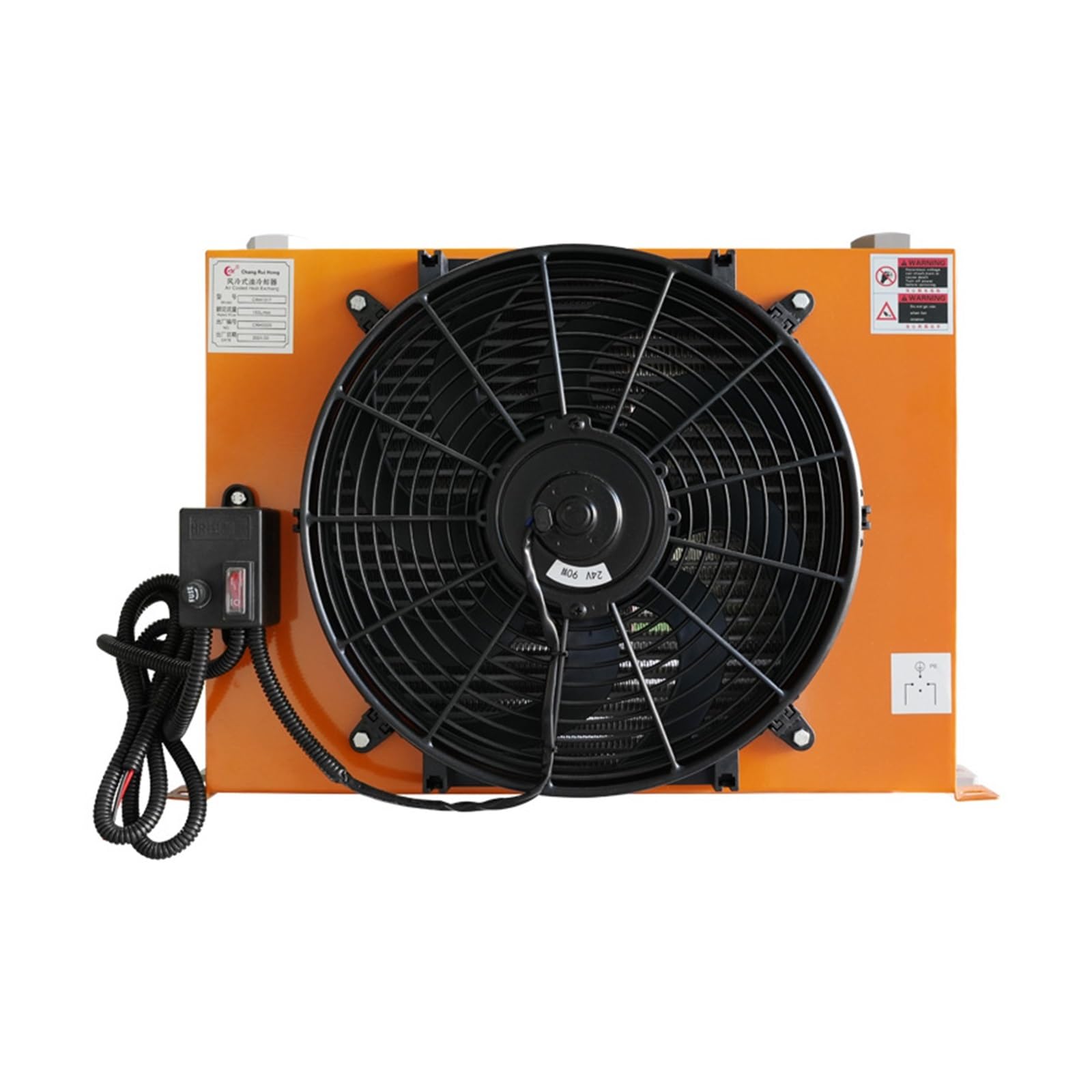 Radiatore aria-olio idraulico, Radiatore 'olio idraulico, di controllo a temperatura industriale AH1012T-CA per sistema idraulico CNC(AH0607T-12V/24V)