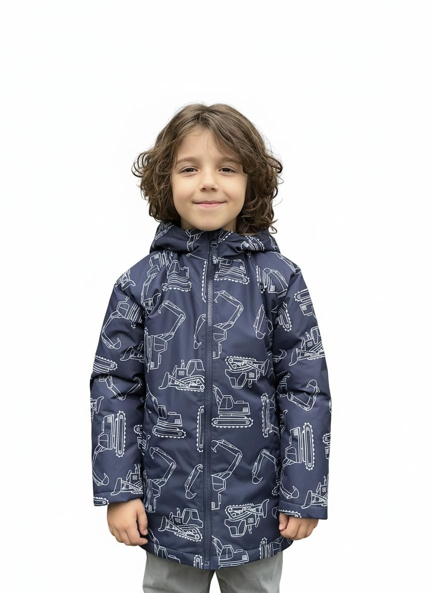 Boys Lightweight Hooded Puffer Jacket