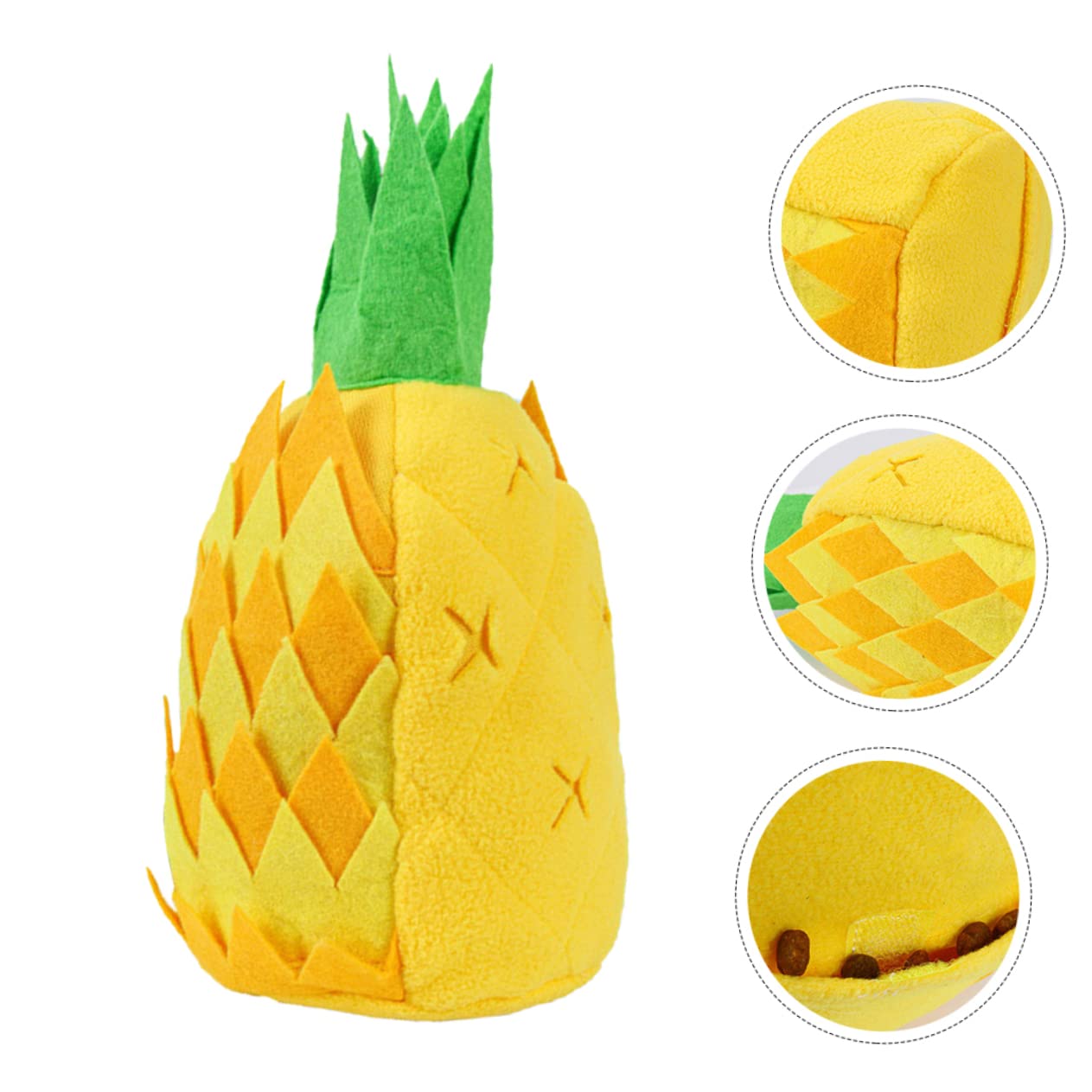 Toddmomy 2piezas Juguete De para Divertido Juguete Piña para Dispensador De Comida Interactivo Estimula El y Reduce El Estrés para Cachorros y