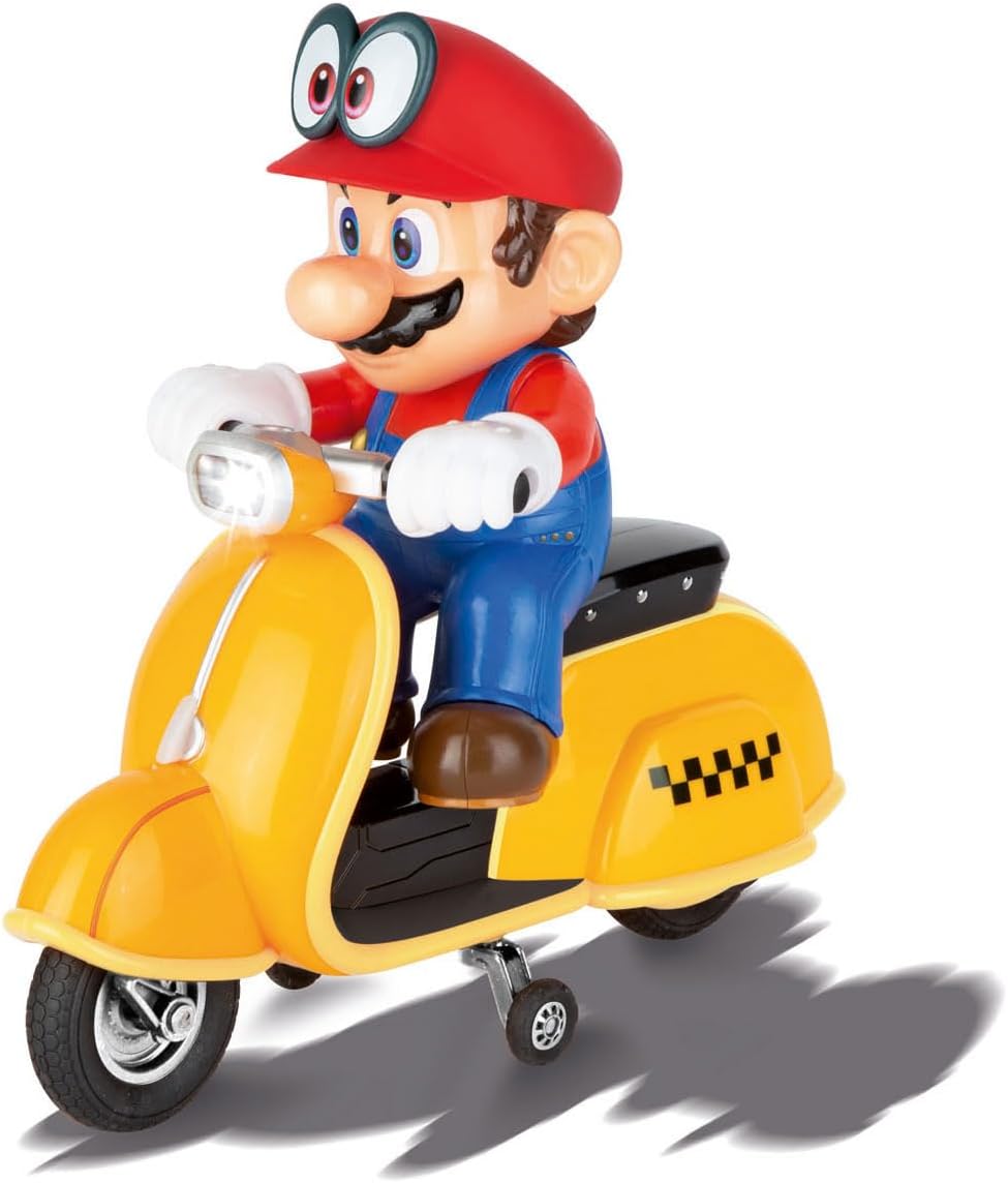 Carrera 1:20 Remote Control Super Mario Odyssey Scooter, Multicoloured